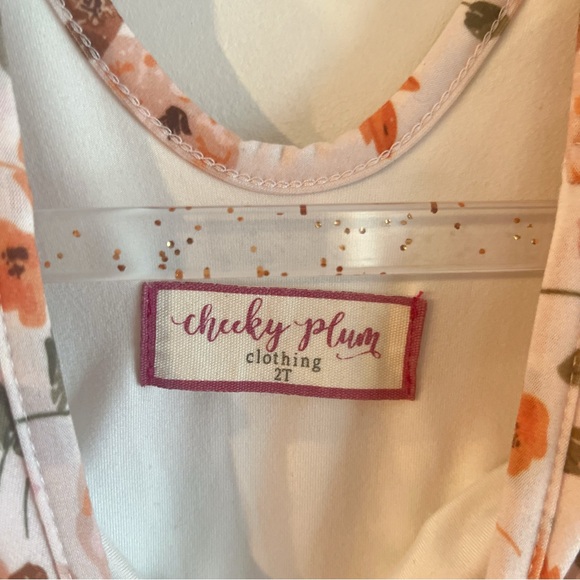 Cheeky Plum Floral Leotard Size 2T - Picture 5 of 5
